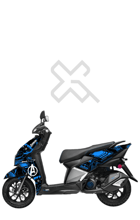 Ntorq Avengers Edition Graphics | Ntorq Full Body Sticker